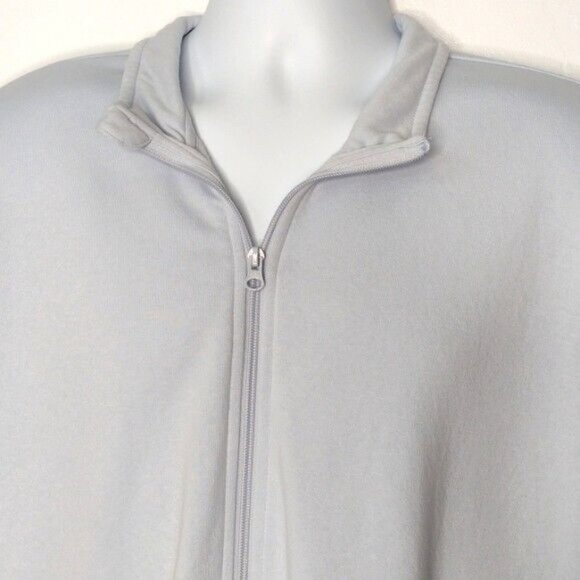 EUC Adidas Men Light Blue Full Zip Two Pocket Fleece Jacket XXL 2XL - Picture 5 of 10